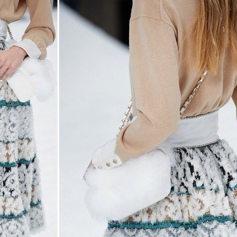 Fluffy Chain Crossbody Bag - Autumn Winter New Style