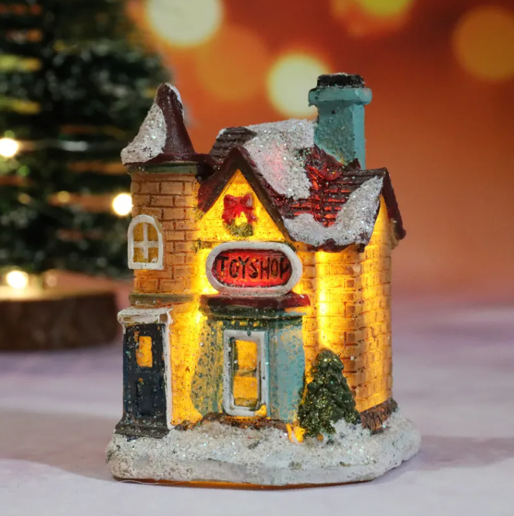 Magical Christmas Village – Light-Up Miniature Christmas Houses