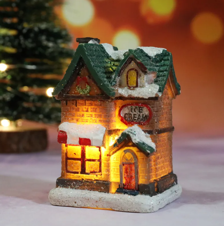 Magical Christmas Village – Light-Up Miniature Christmas Houses