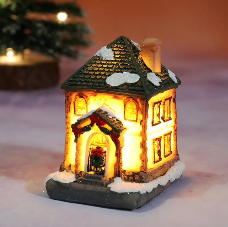 Magical Christmas Village – Light-Up Miniature Christmas Houses