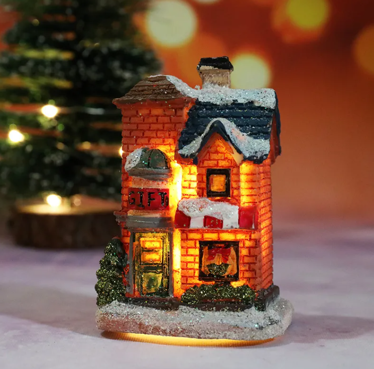 Magical Christmas Village – Light-Up Miniature Christmas Houses