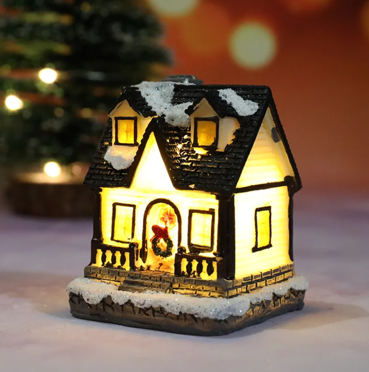 Magical Christmas Village – Light-Up Miniature Christmas Houses