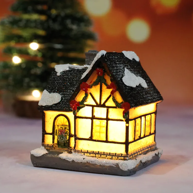 Magical Christmas Village – Light-Up Miniature Christmas Houses