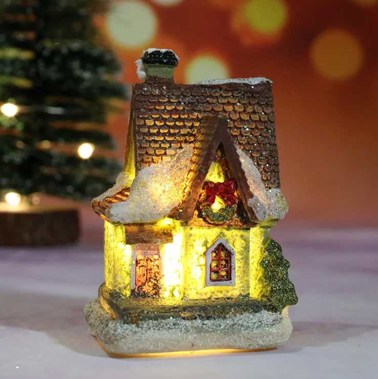 Magical Christmas Village – Light-Up Miniature Christmas Houses